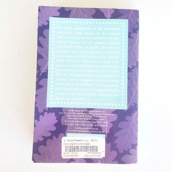 #R FunJungle Ser.: Lion Down by Stuart Gibbs (2020, Trade Paperback) Book - Picture 2 of 3